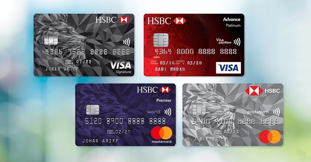 Cập nhật về lãi suất, hạn mức thẻ tín dụng HSBC mới nhất