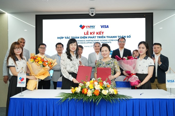 VNPAY hợp tác Visa đẩy mạnh thanh toán không tiếp xúc